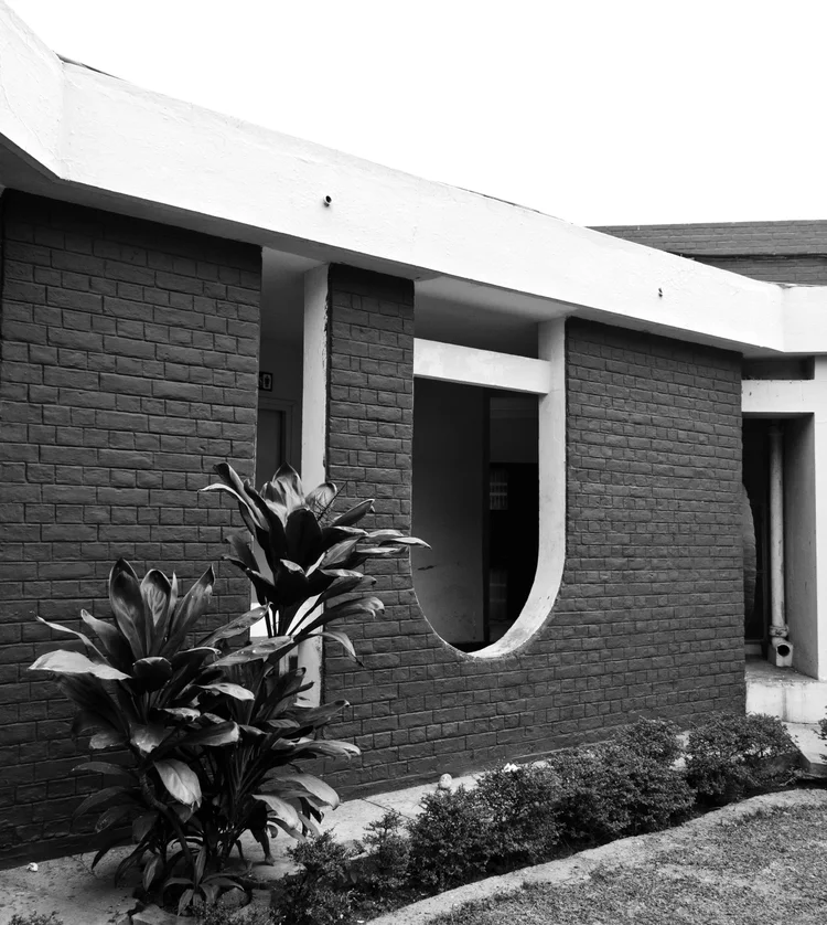 Guest House - Exterior Facade Arches