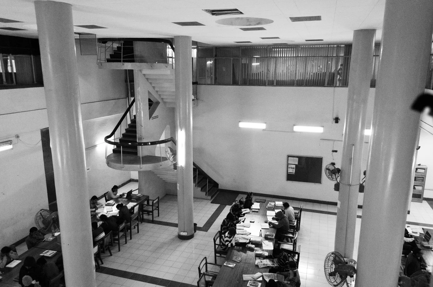 Interior View Of Library